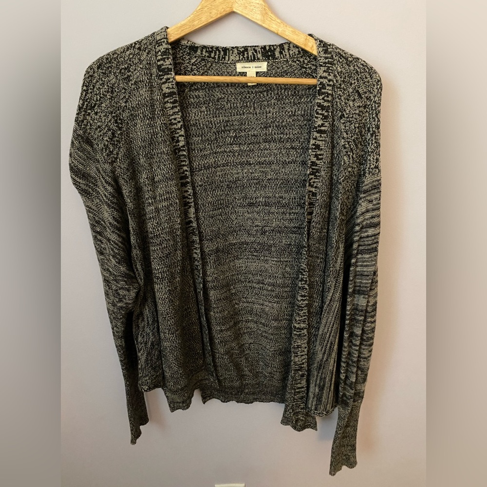 Slouchy grey cardigan